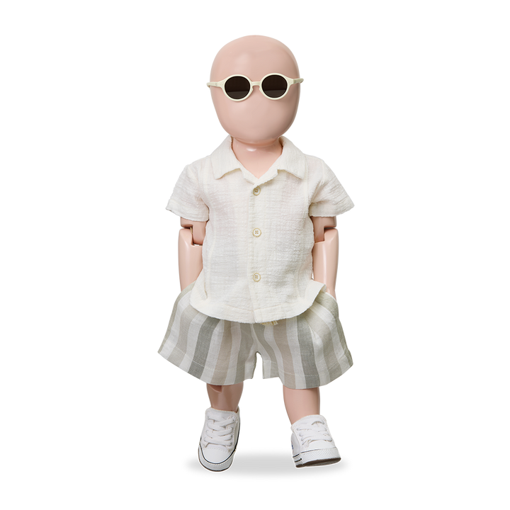 TAMARIU - off-white - s.sleeve shirt