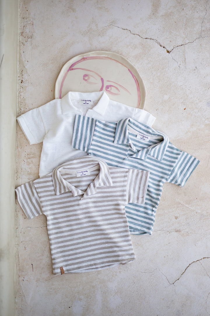 VAJOL - off-white - s.sleeve polo