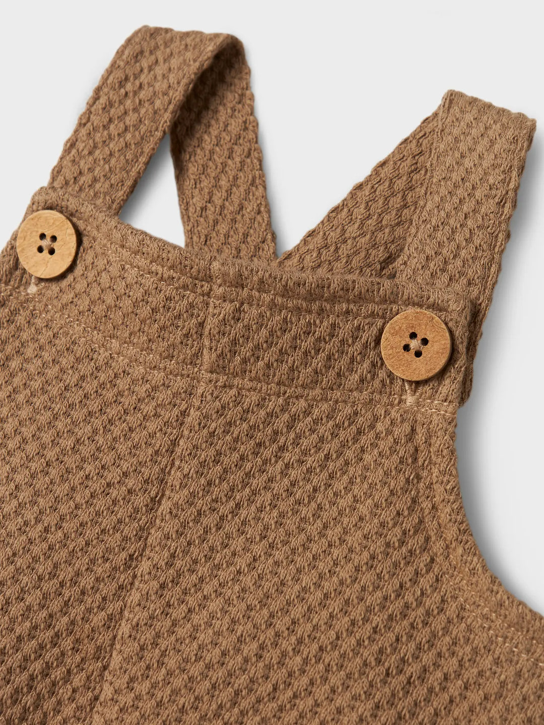 Tuinbroek jacquard sepia