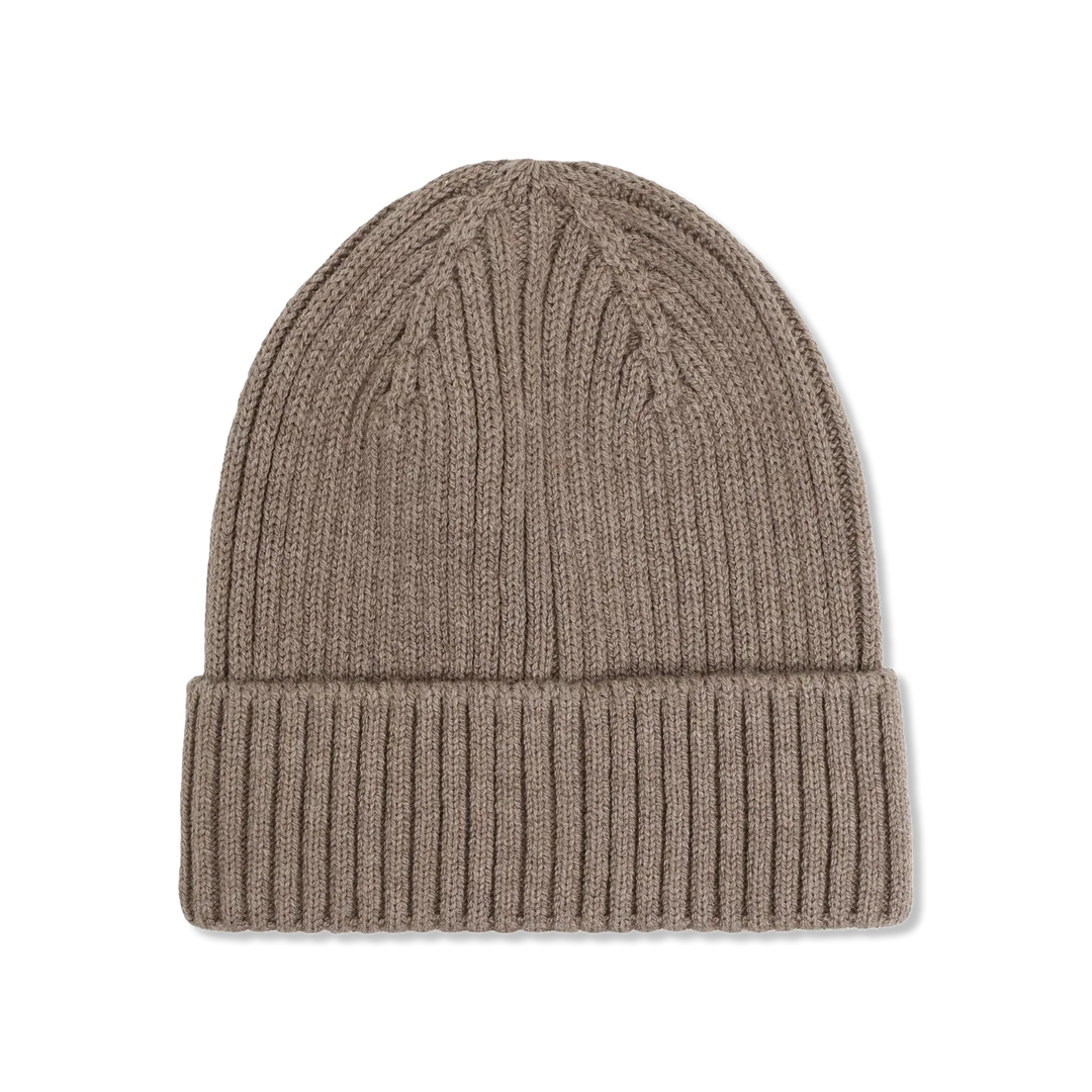 Beanie knitted fungi melange
