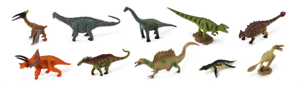 SET VAN 10 DINOSAURUSSEN