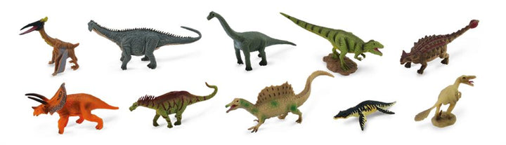 SET VAN 10 DINOSAURUSSEN