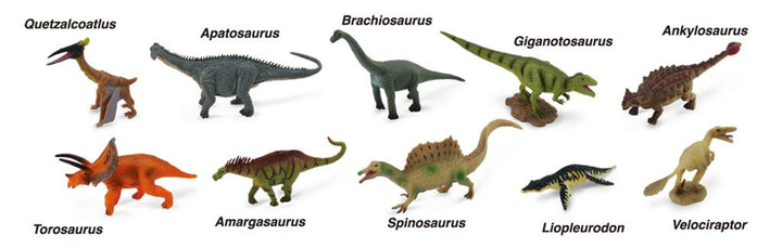 SET VAN 10 DINOSAURUSSEN