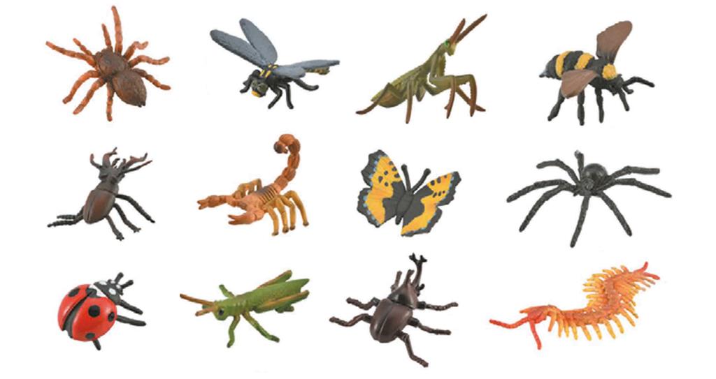 SET VAN 12 INSECTEN