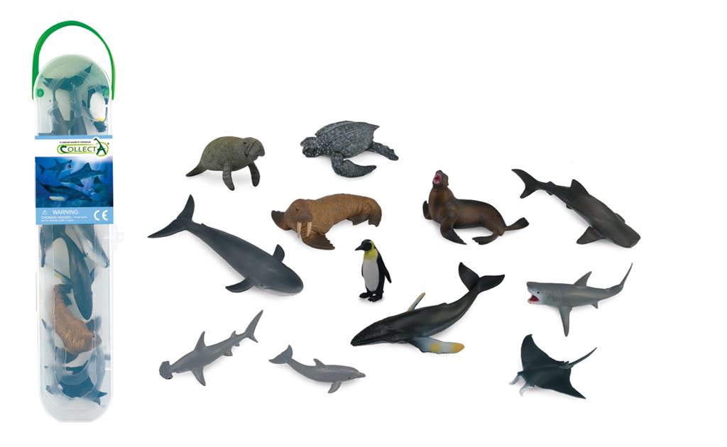 SET VAN 12 ZEEDIEREN