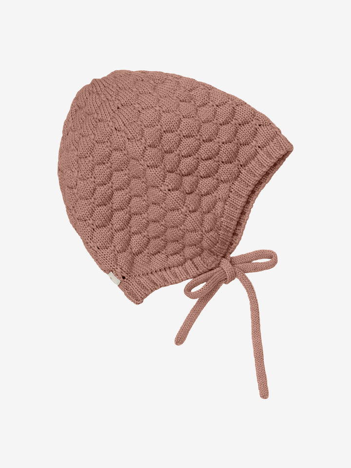 Wollen bonnet burlwood
