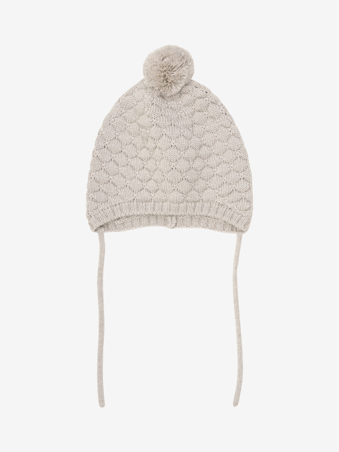 Wollen pom pom muts