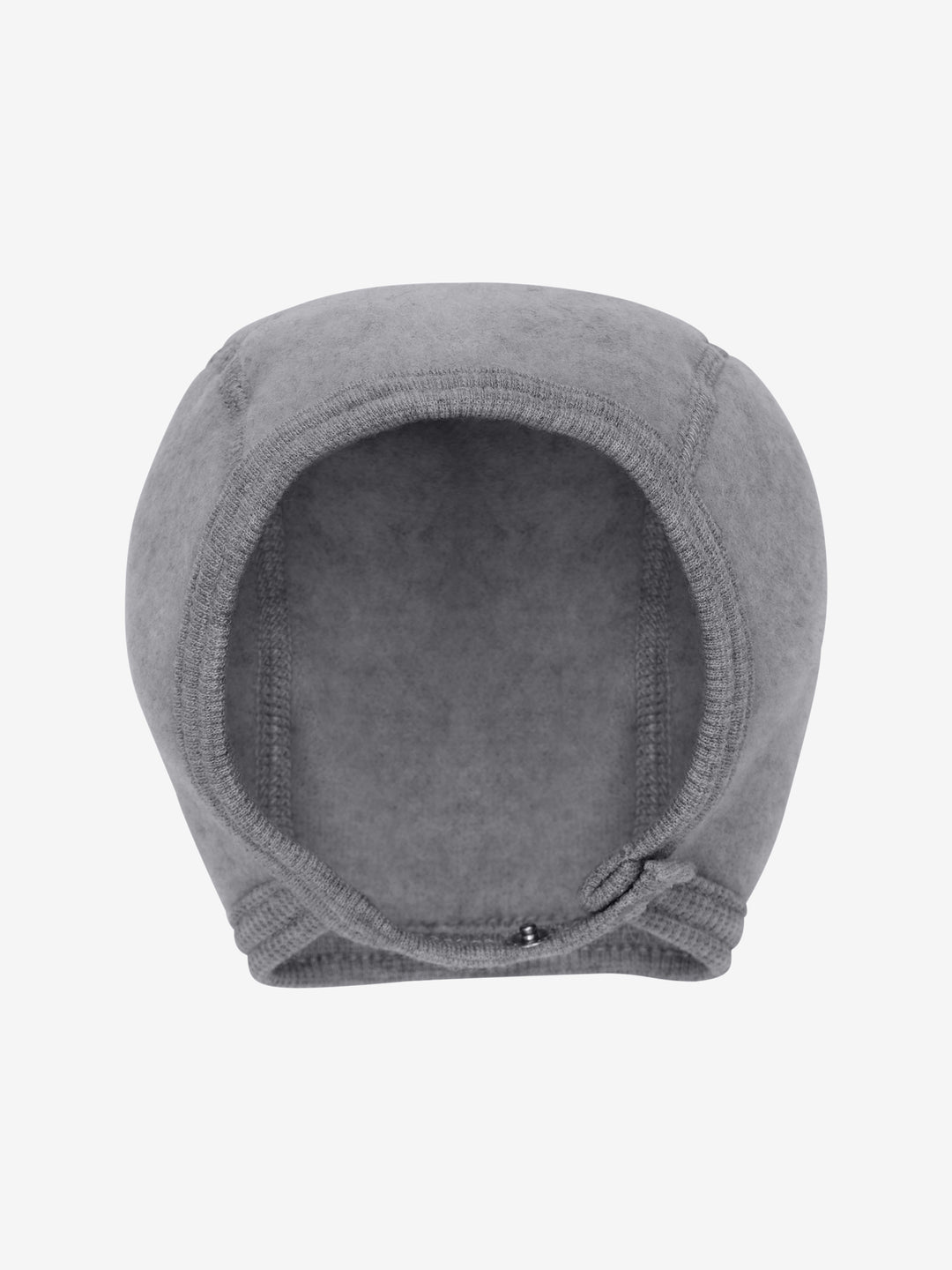 Wollen fleece bonnet medium grey melange