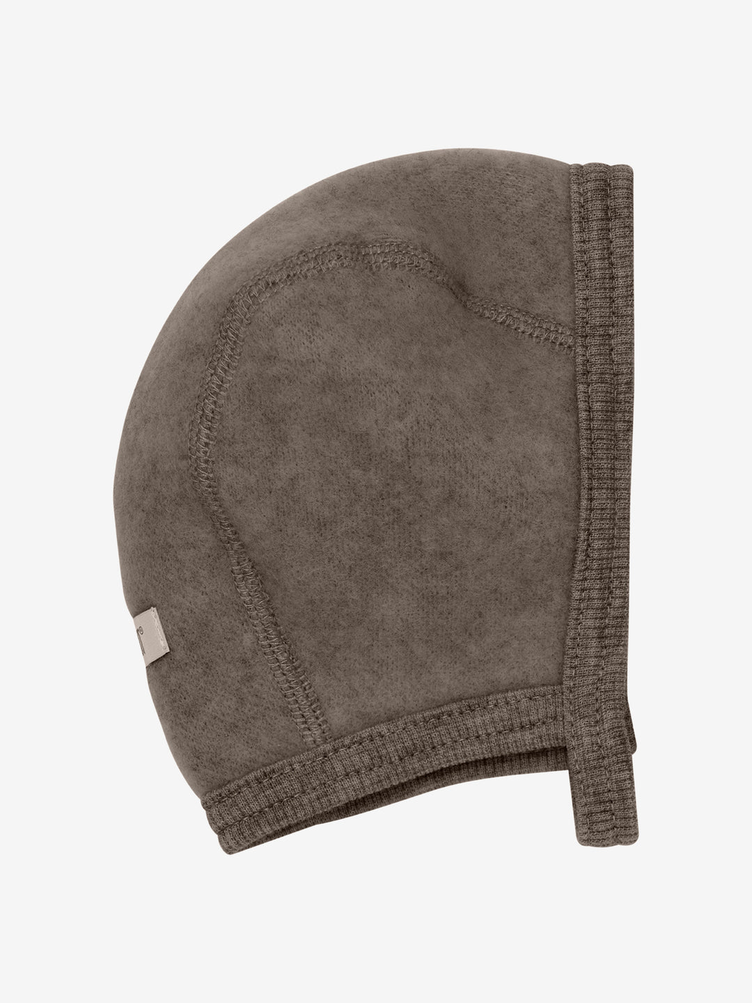 Wollen fleece bonnet brown melange
