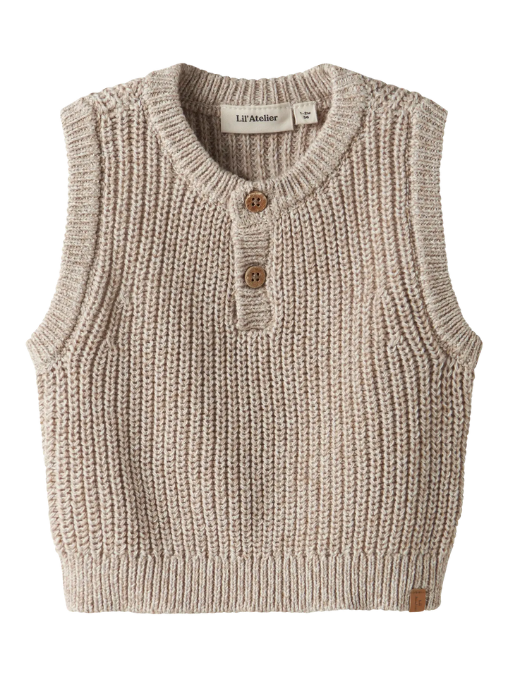 Knit spencer oxford tan mlange