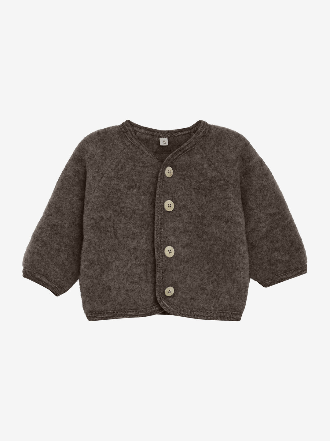 Wollen jasje brown melange