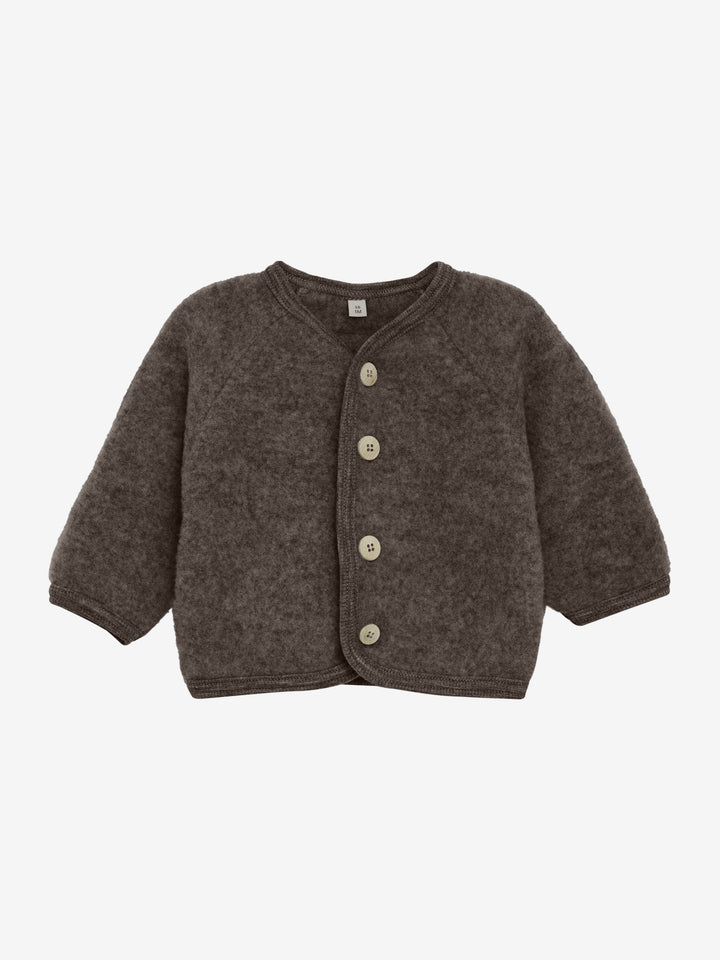 Wollen jasje brown melange