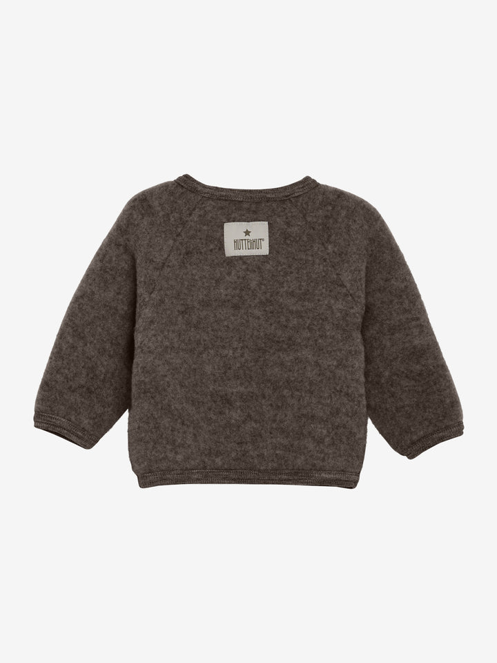 Wollen jasje brown melange