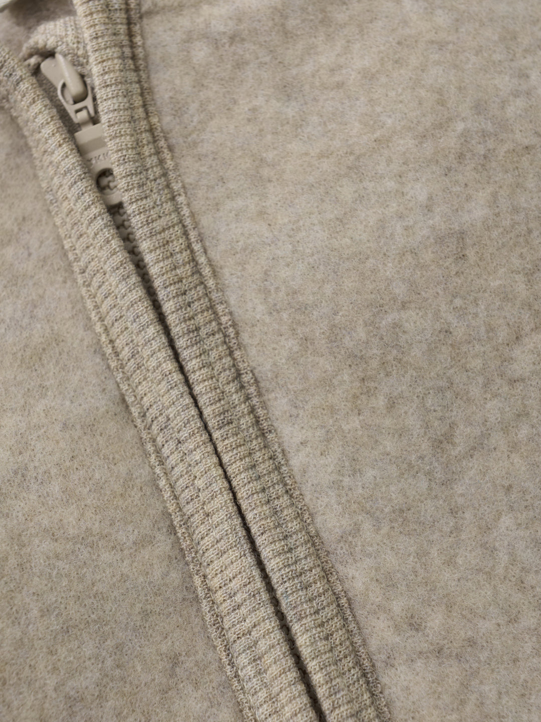 Wollen jasje camel melange