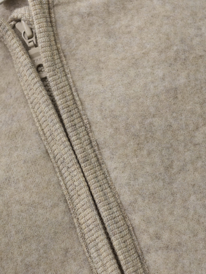 Wollen jasje camel melange