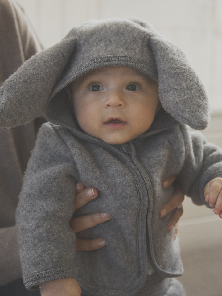 Overall wol medium grey melange