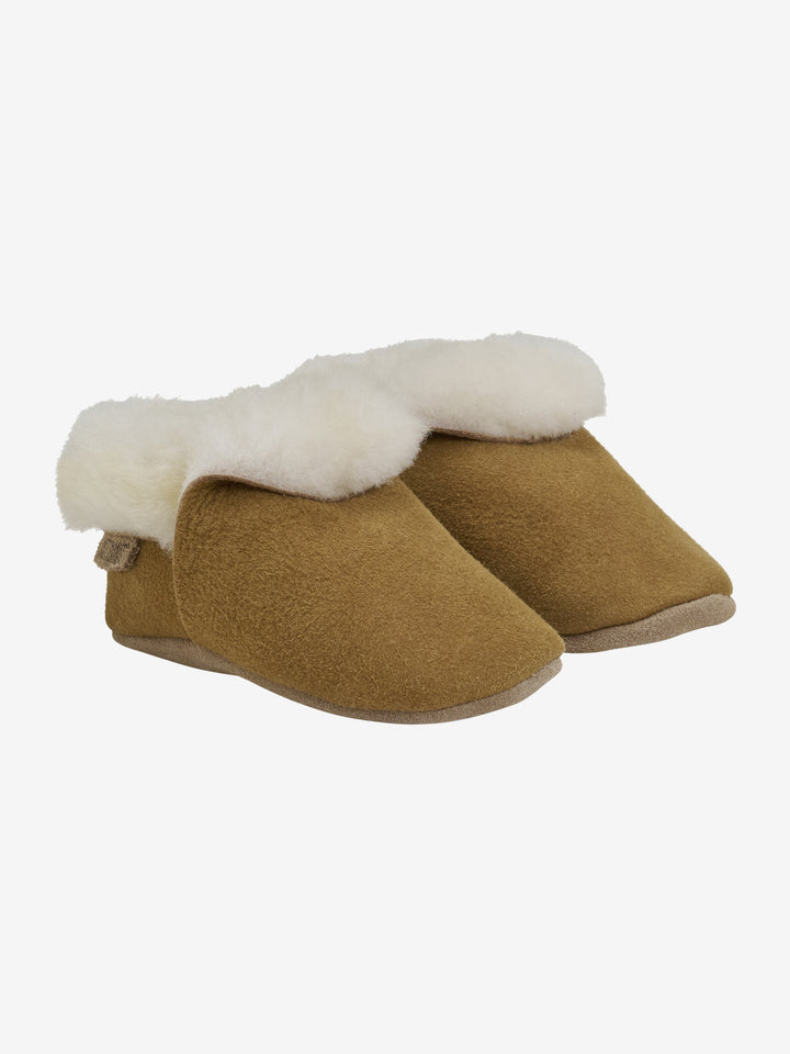 Teddy suede slofjes