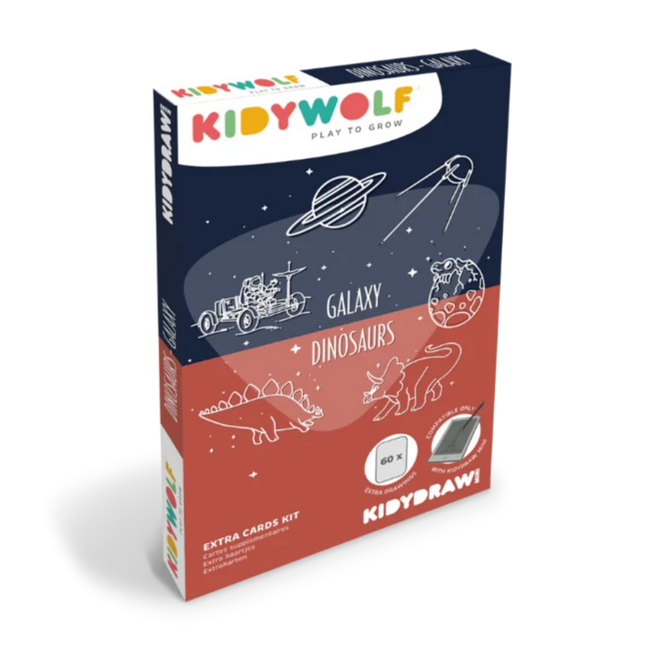Kidydraw mini navulling (dinosaurus & galaxy)