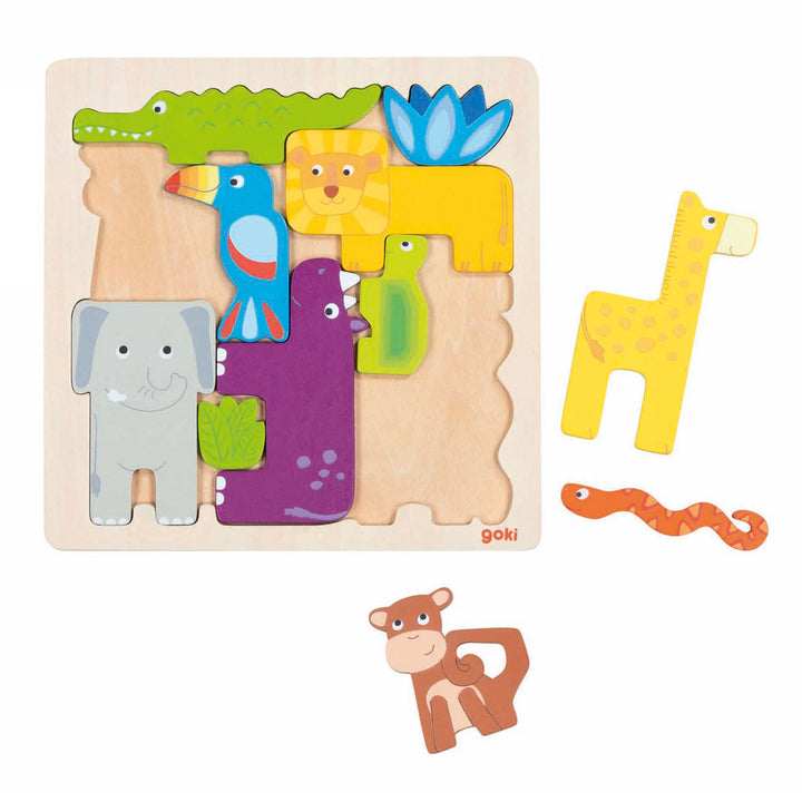 Houten Puzzel Safari (11st)