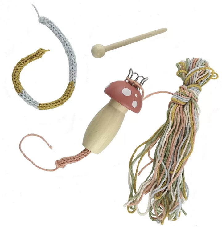 Wol set, pompon maken in koffer. 5+