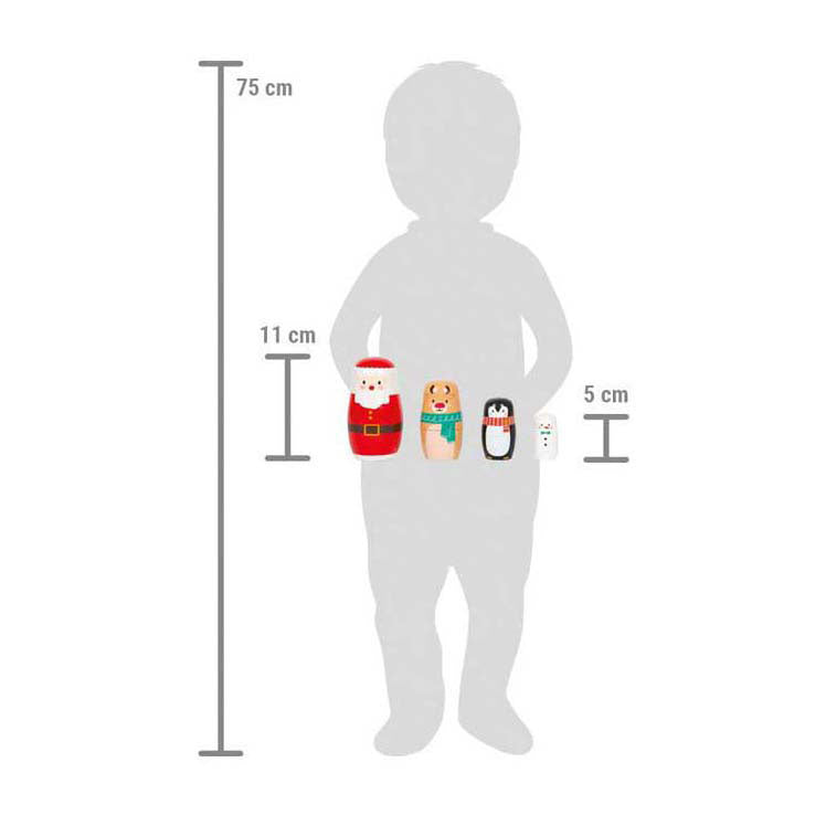 Kerstmis Matroesjka Poppen