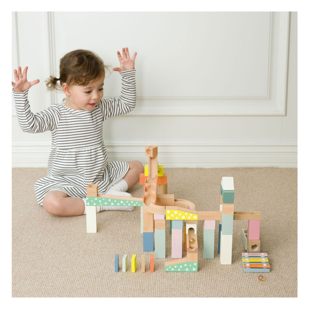 Houten Knikkerbaan Bouwset