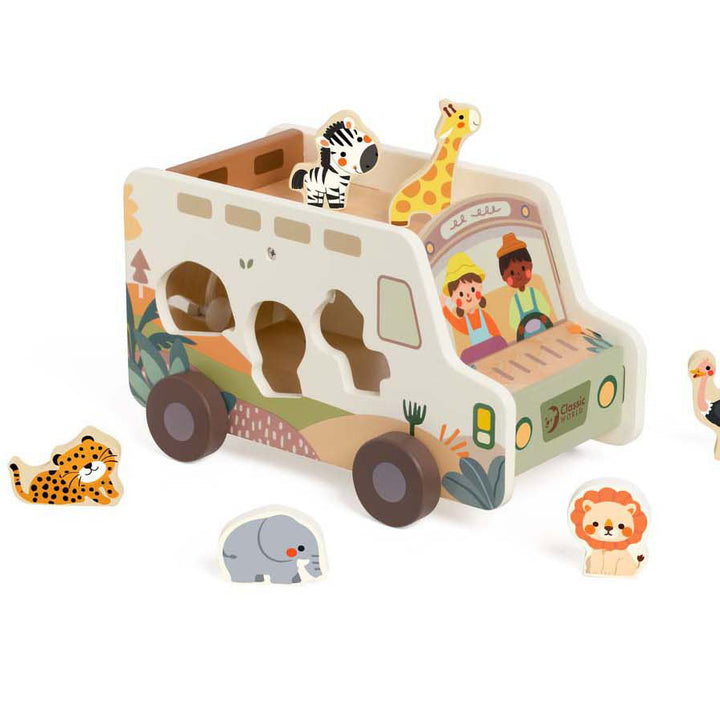 Houten Avonturen Safari Auto Vormenstoof