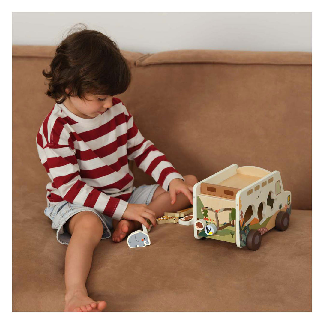 Houten Avonturen Safari Auto Vormenstoof