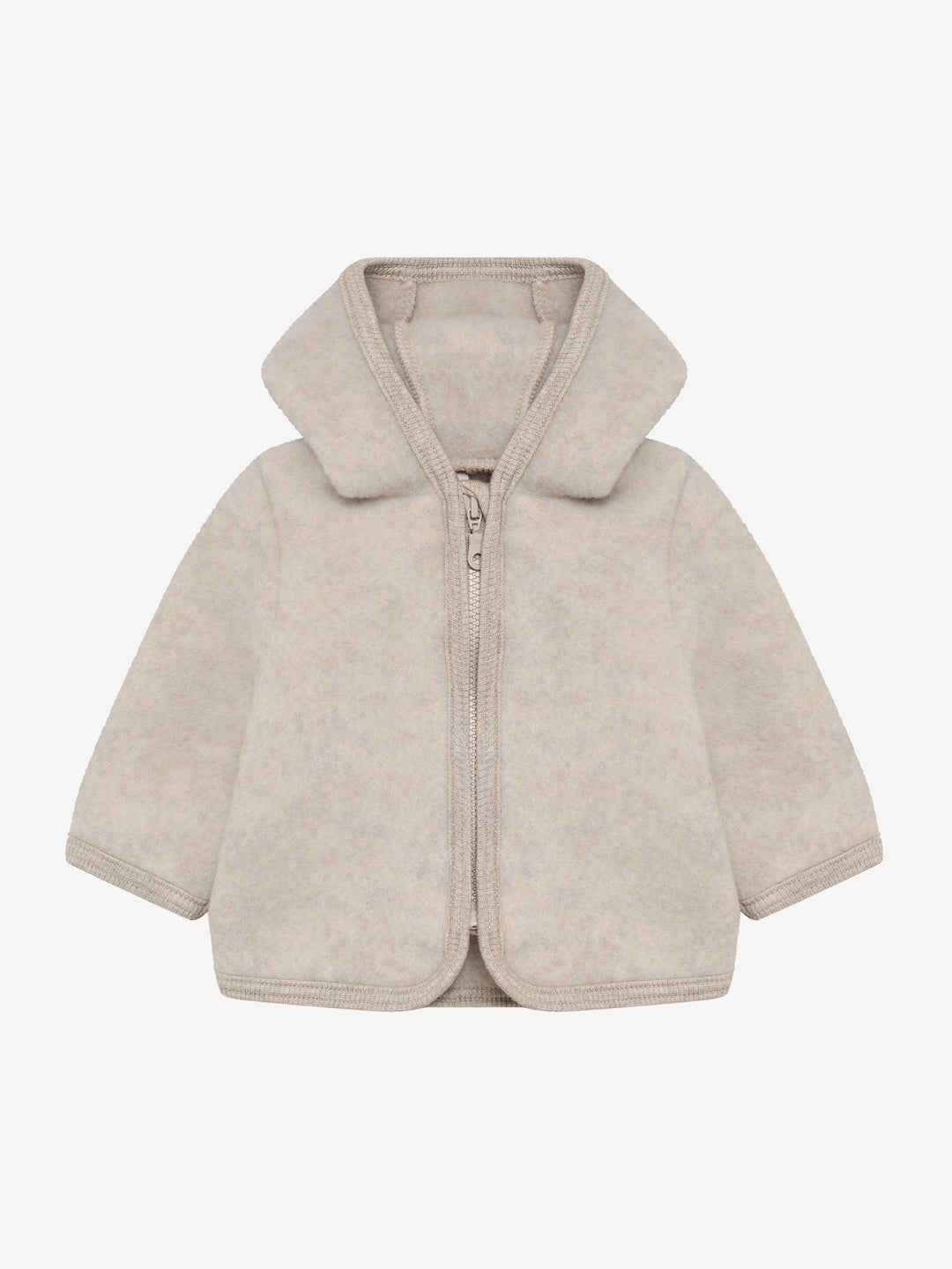 Wollen jasje camel melange