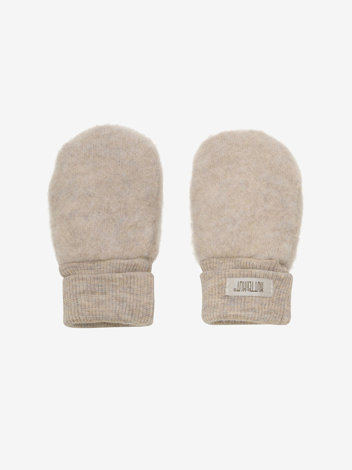 Wollen wantjes camel melange