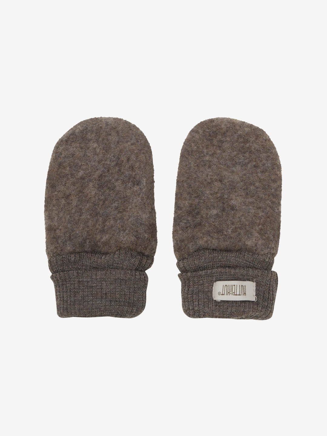 Wollen wantjes brown melange