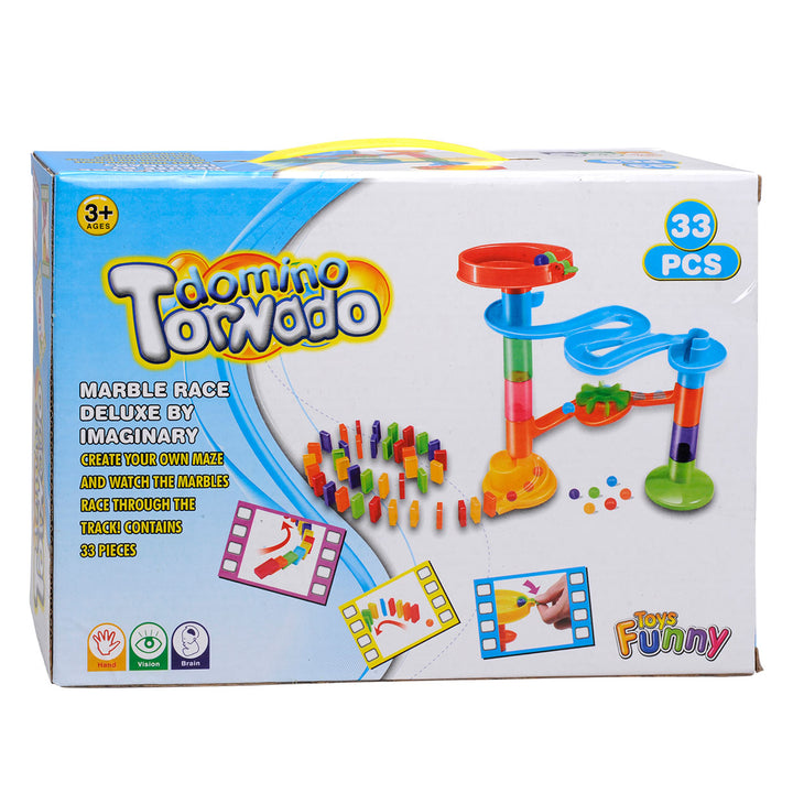 Knikkerbaan met Domino