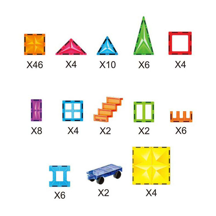 Magnetische Bouwset (104-delig)