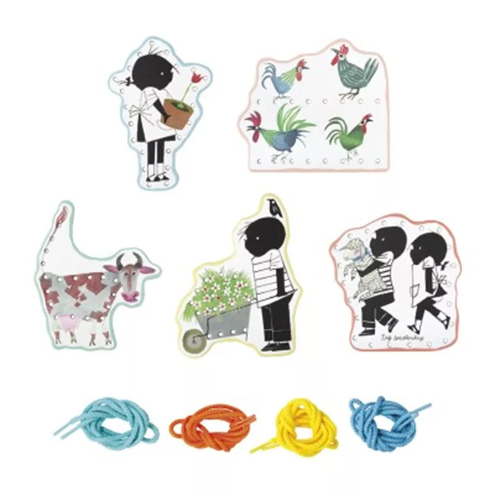 Fiep Westendorp Jip & Janneke rijgkaarten