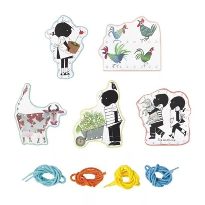 Fiep Westendorp Jip & Janneke rijgkaarten