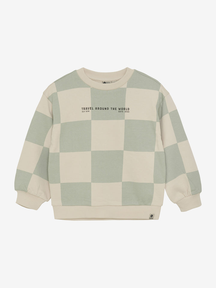 Sweater check print