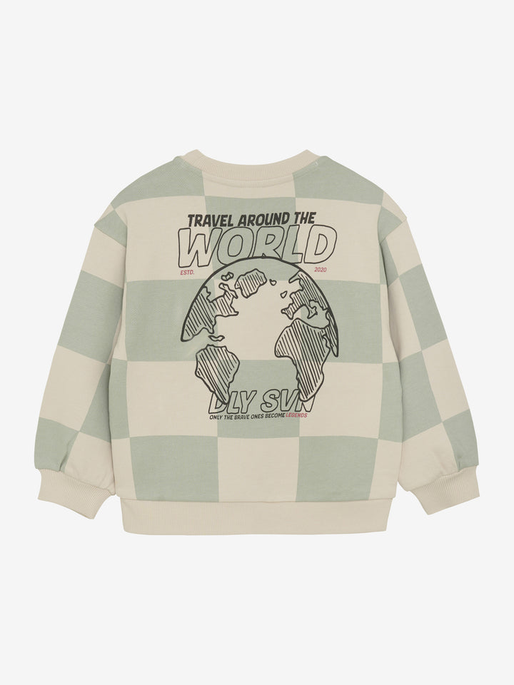 Sweater check print