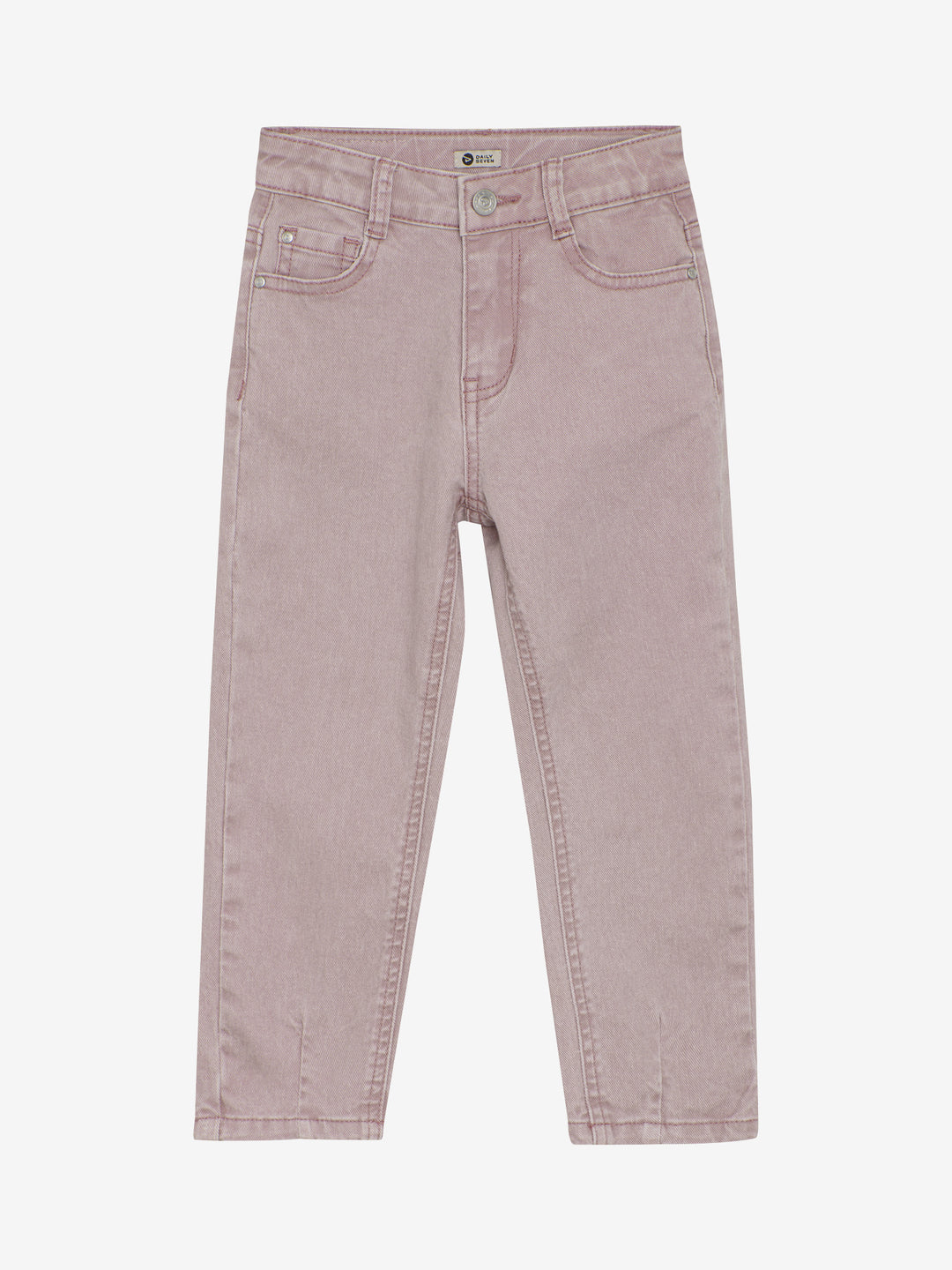 Jeans mom fit pale mauve