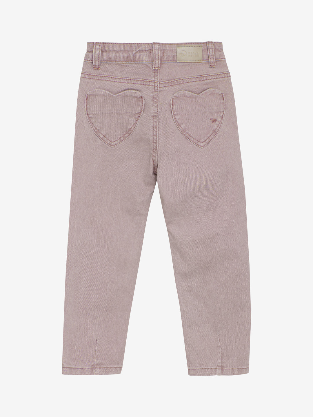 Jeans mom fit pale mauve