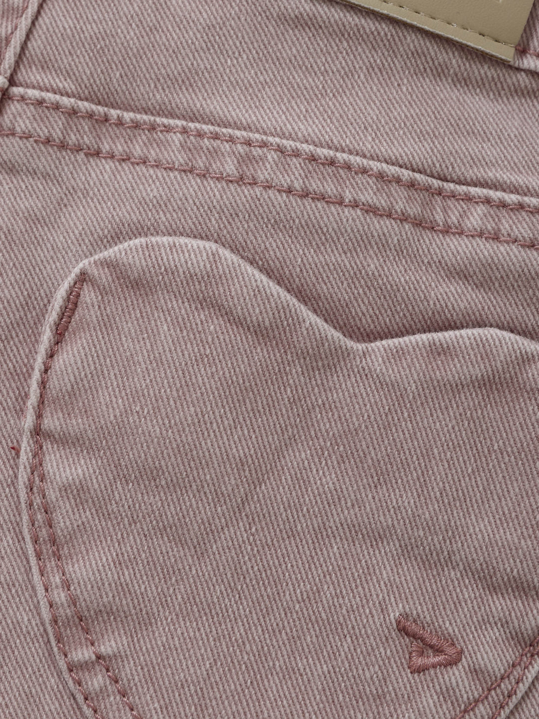 Jeans mom fit pale mauve