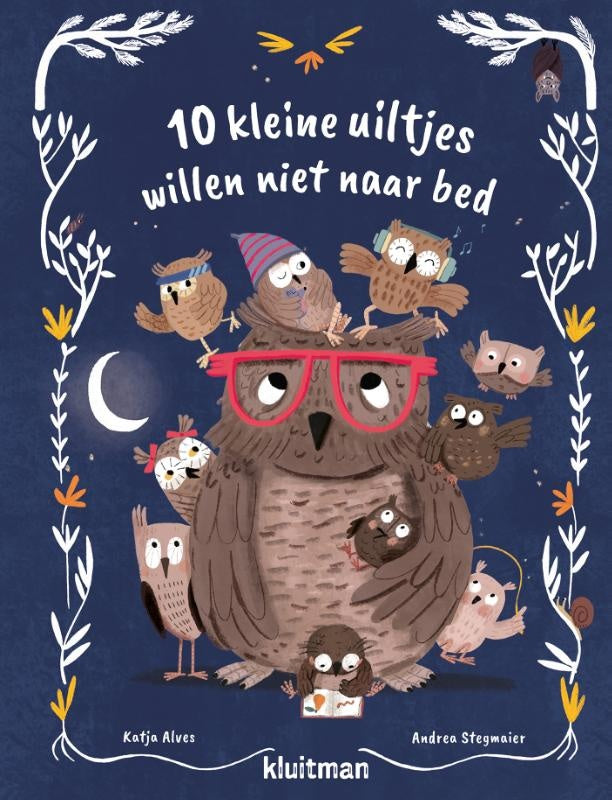 10 kleine uiltjes willen niet naar bed - Kidooz