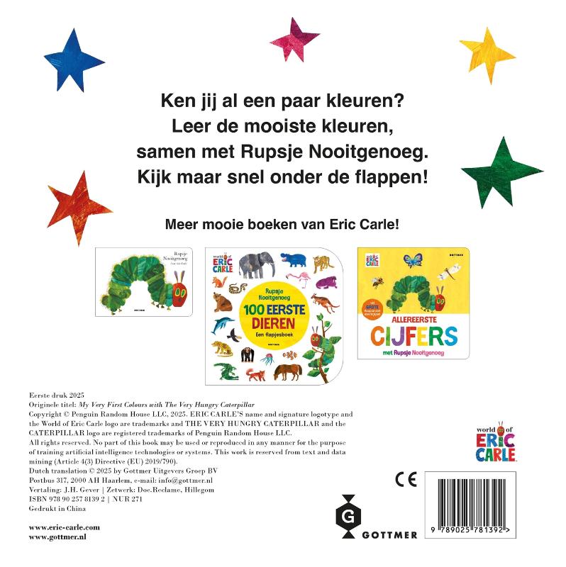 Allereerste kleuren met Rupsje Nooitgenoeg