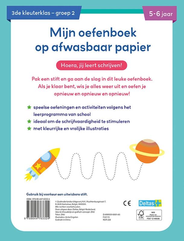 Mijn oefenboek op afwasbaar papier