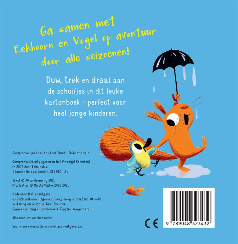 Eekhoorn en Vogel - schuif & draai