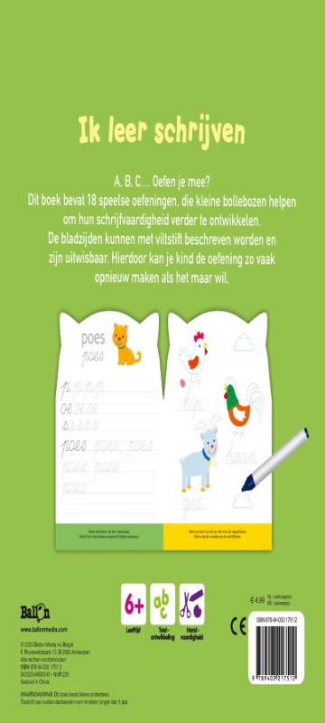 Ik leer schrijven 6+ (WIPE & CLEAN)