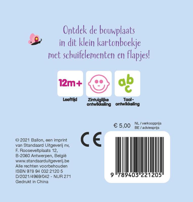 Op de bouwplaats schuifboekje