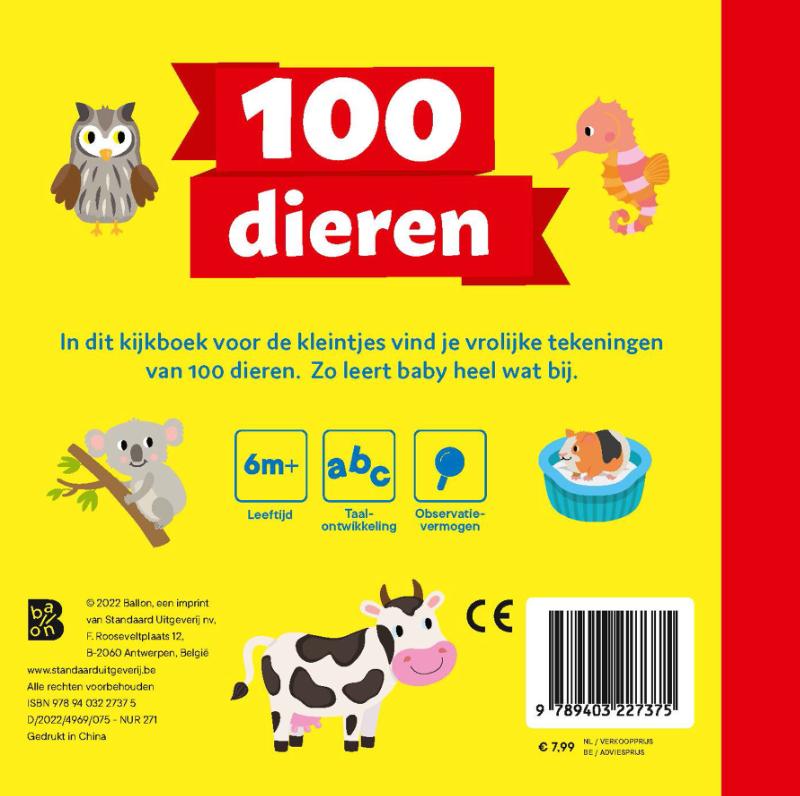 100 dieren