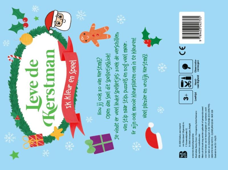 Leve de Kerstman: ik kleur en speel