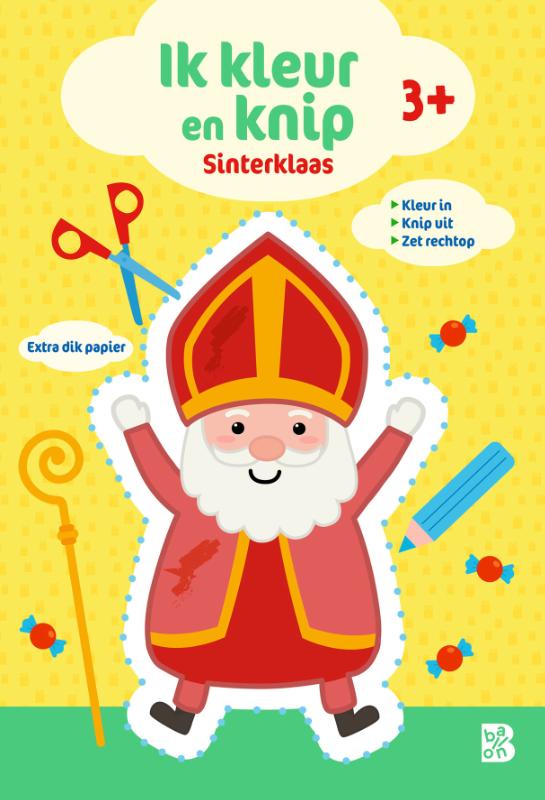 Ik kleur en knip: Sinterklaas