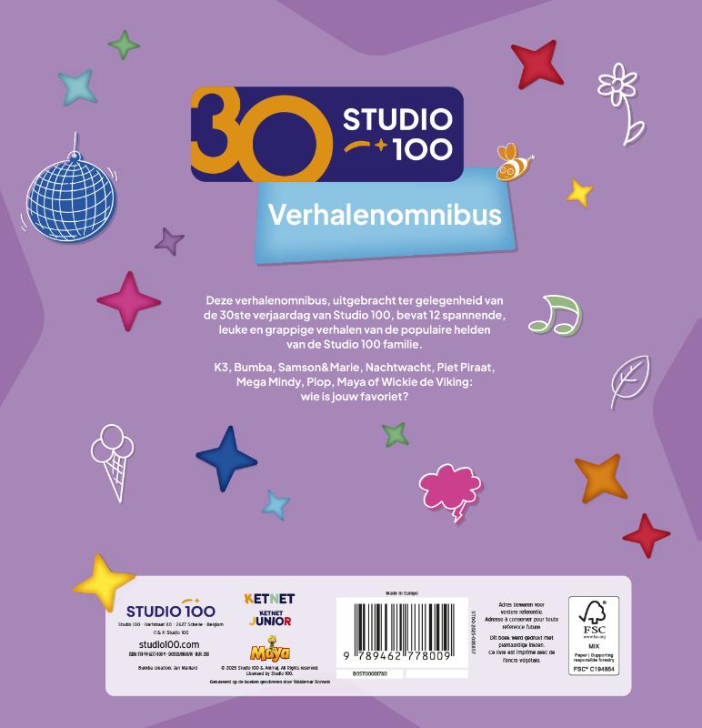 Studio 100 omnibus - 30 jaar